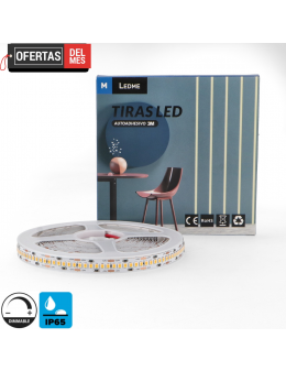 Tira Led 24V Dc Smd2835 Ziadna Ip65 18W/m - 5 Metros