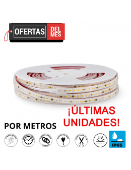 Tira de Led 220V Ac Smd2835 Ruzok 17W/m Ip67 - 20 Metros