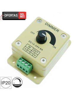 Dimmer Monocolor Para Tiras Led 12/24V