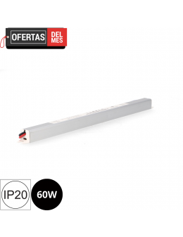 Fuente de Alimentación Para Tiras Led 60W 12Vdc (Especial Para Perfiles)