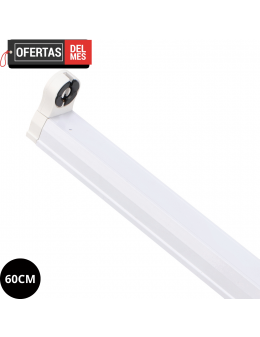 Soporte Para Tubo Led 600 Mm - Conexión un Lado