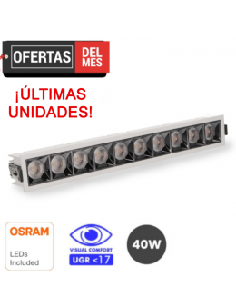 Foco Led Lineal Viena 40W (Ugr 17)