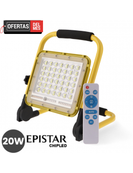 Foco Proyector Led Portátil Con Batería Laptop 20W