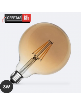 Bombilla Filamento LED E27 8W 750 lm G125