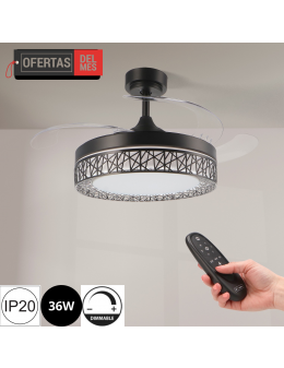 Ventilador de Techo Led Black Aqua ø107 Cm