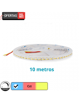 Tira Led 24V Dc Smd2835 Ziadna Ip20 Cct 12W/m - 10 Metros