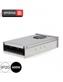 Fuente de Alimentación Para Tiras Led 600W 12Vdc