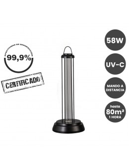 Lámpara Desinfección Ultravioleta UV-C 80m2 58W