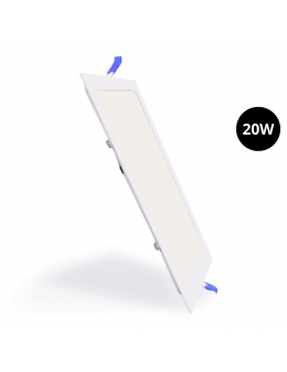 Panel Led Cuadrado Serie Slim 20W