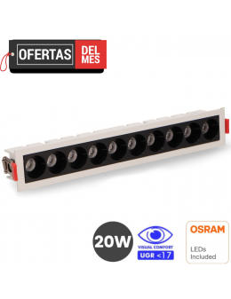 Foco Led Lineal Viena 20W