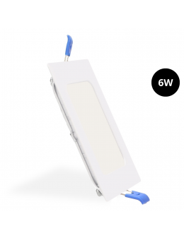 Panel Led Cuadrado Serie Slim 6W