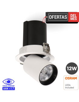 Foco Led Orientable Tube Round 12W