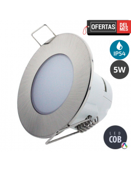 Foco downlight LED CobCarbon Round 5W IP54