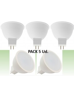 PACK 5 DICROICAS LED MR16 6W 