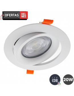 Foco Down light Led Orientable Cobmon 20W