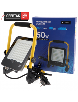 Foco Proyector Led Napoli Con Enchufe 50W