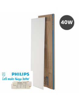 Panel Led Rectangular Serie Bure 120X30 Cm 40W No Flicker