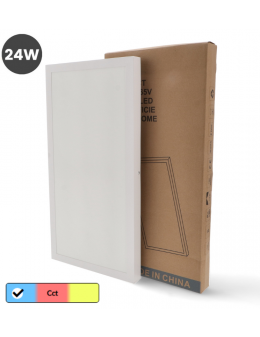 Panel Led de Superficie Rectangular Serie Home 60X30 Cm 24W