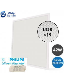 Panel Led Serie Bure 60X60 Cm 42W No Flicker Driver Philips