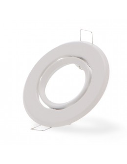 Aro Basculante Redondo Blanco para Gu10/mr16