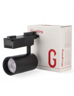 Foco Led Para Carril Profast Negro 30W Monofásico