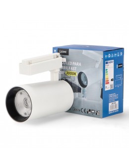 Foco Led Para Carril Fast Blanco 30W Monofásico