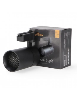 Foco Led Para Carril Luxtar Negro 30W Ugr 17 Monofásico 