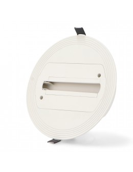 Base Empotrable Con Carril Blanco Monofásico