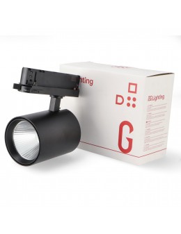 Foco Led Para Carril Black Air 30W Trifásico No Flicker