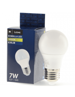 Bombilla Led E27 G45 7W