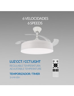  VENTILADOR DE TECHO LED 