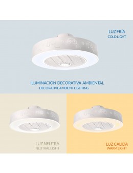 Ventilador  de techo LED 36W blanco CCT