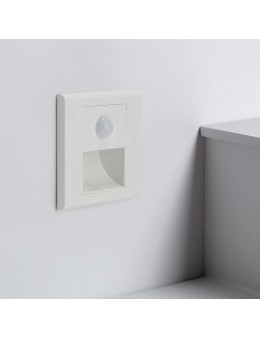 Baliza Led Empotrable Con Sensor Pir Nomis Square 1.2W