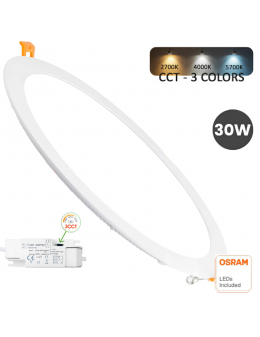 Downlight LED Circular 30W OSRAM CHIP Color Seleccionable