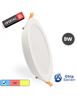 Downlight Led Circular Serie Advance 9W Cct