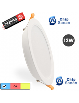 Downlight Led Circular Serie Advance 12W Cct