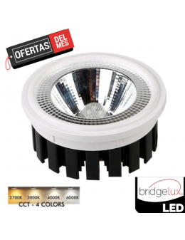 Lámpara LED AR111 Color y potencia seleccionable 24W -22W - 20W -18W