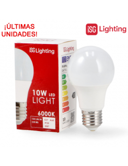 Bombilla Led E27 A60 10W